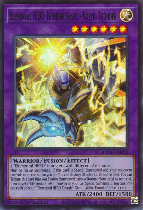 Elemental HERO Thunder Giant - Voltic Thunder