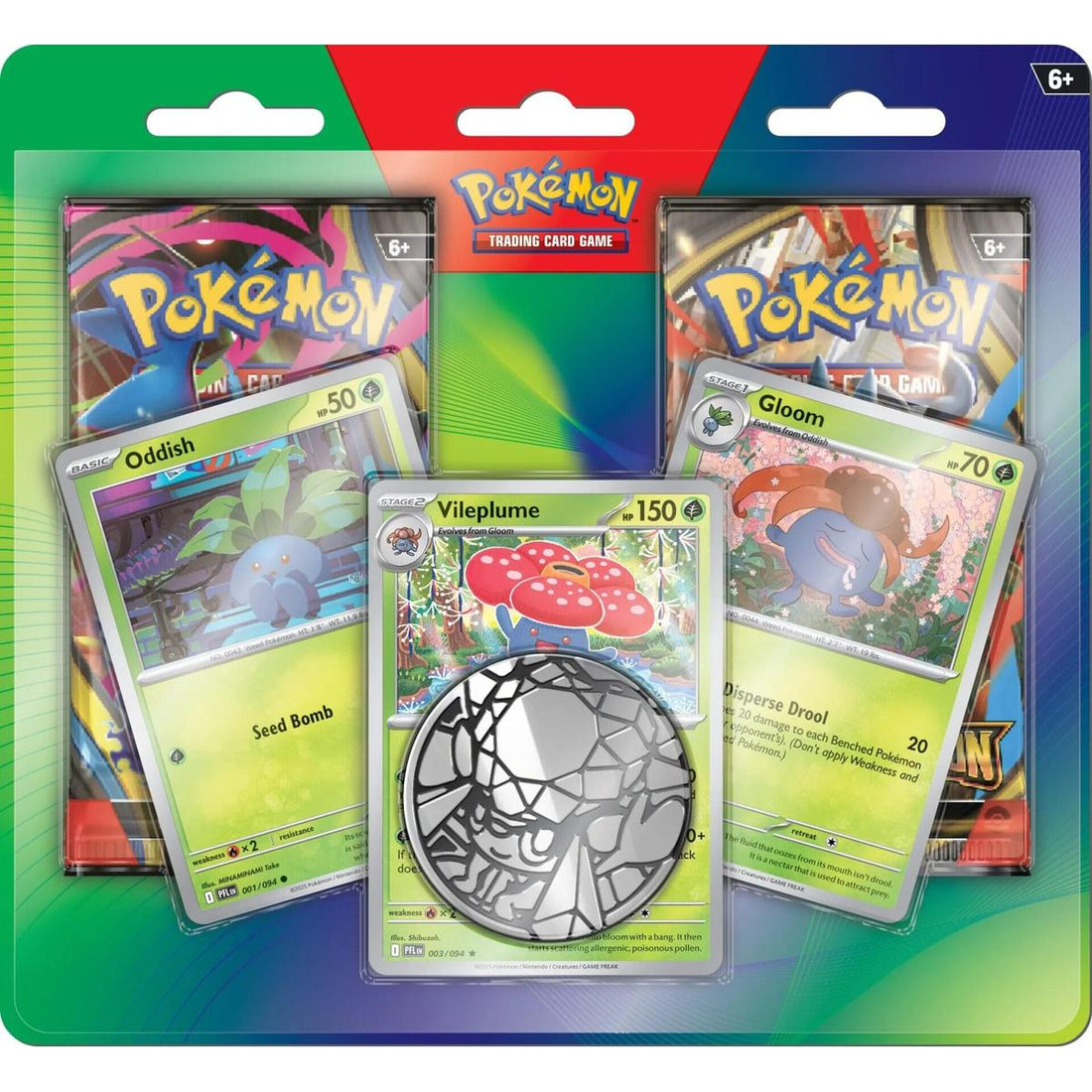 2-Pack Blister Pack [Oddish, Gloom, & Vileplume]