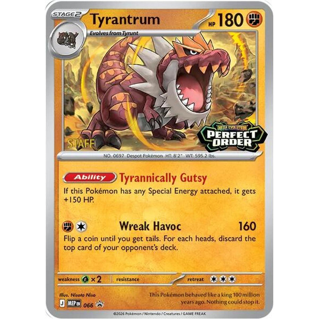Tyrantrum - 066 [Staff]