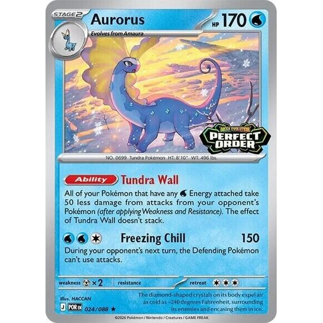 Aurorus (Perfect Order Stamped)