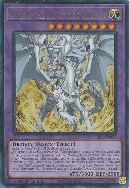 Albion the Sanctifire Dragon (Ultimate Rare)