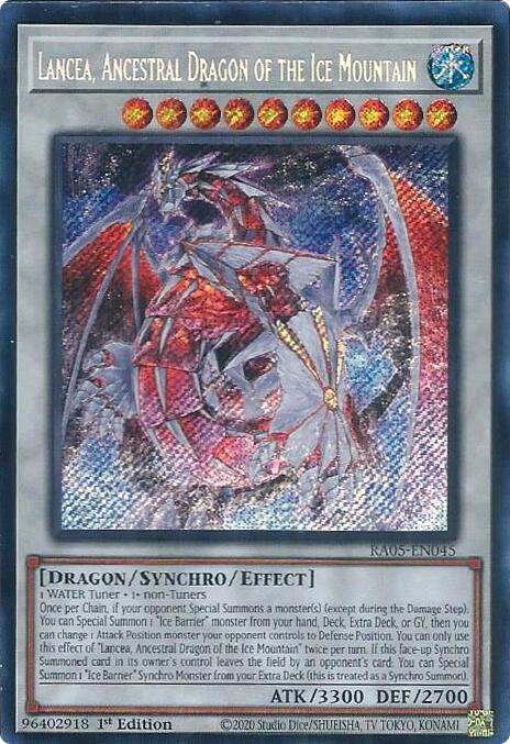 Lancea, Ancestral Dragon of the Ice Mountain (Secret Rare)