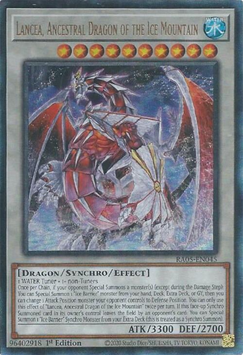 Lancea, Ancestral Dragon of the Ice Mountain (Ultimate Rare)