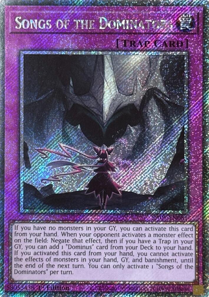 Songs of the Dominators (Platinum Secret Rare)