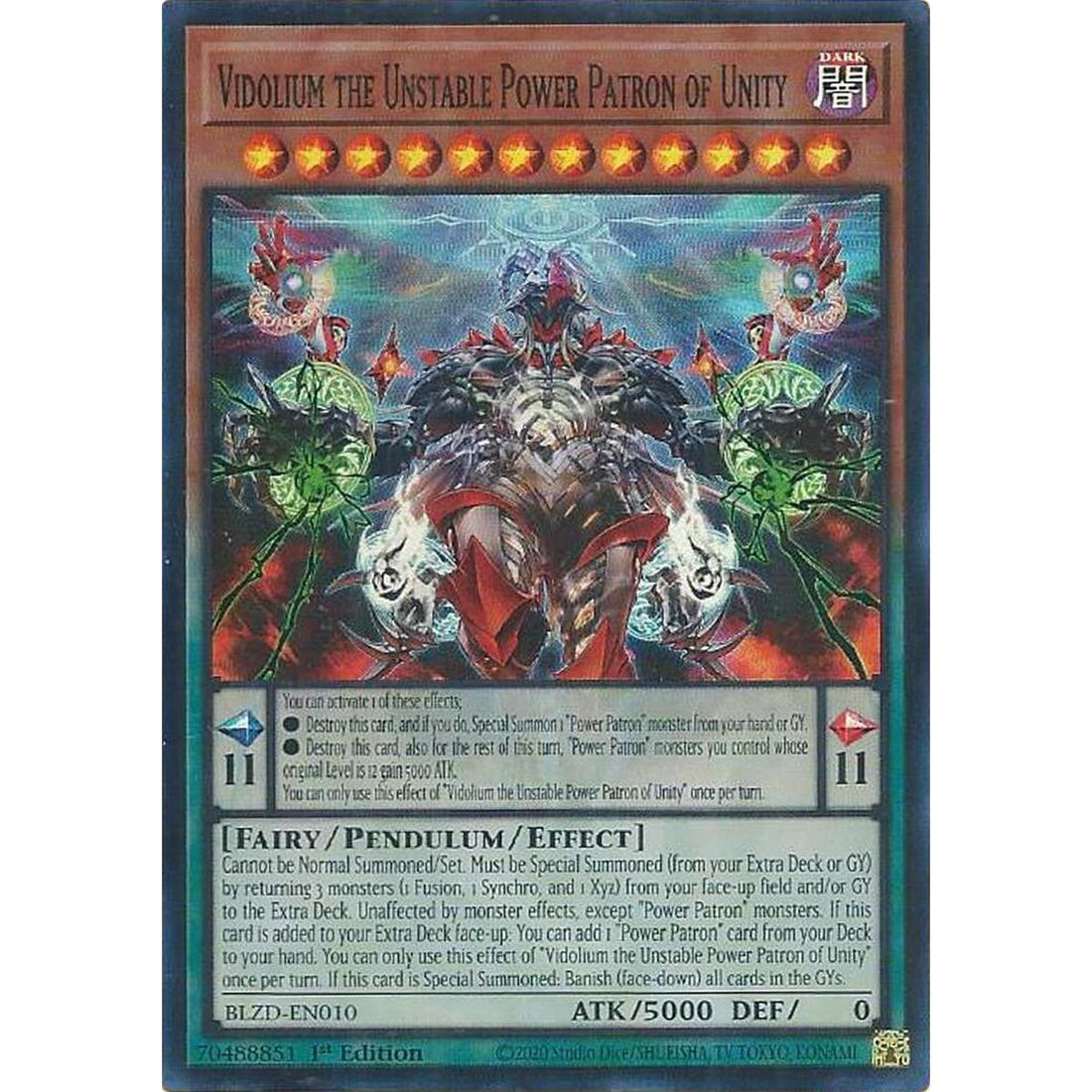 Vidolium the Unstable Power Patron of Unity