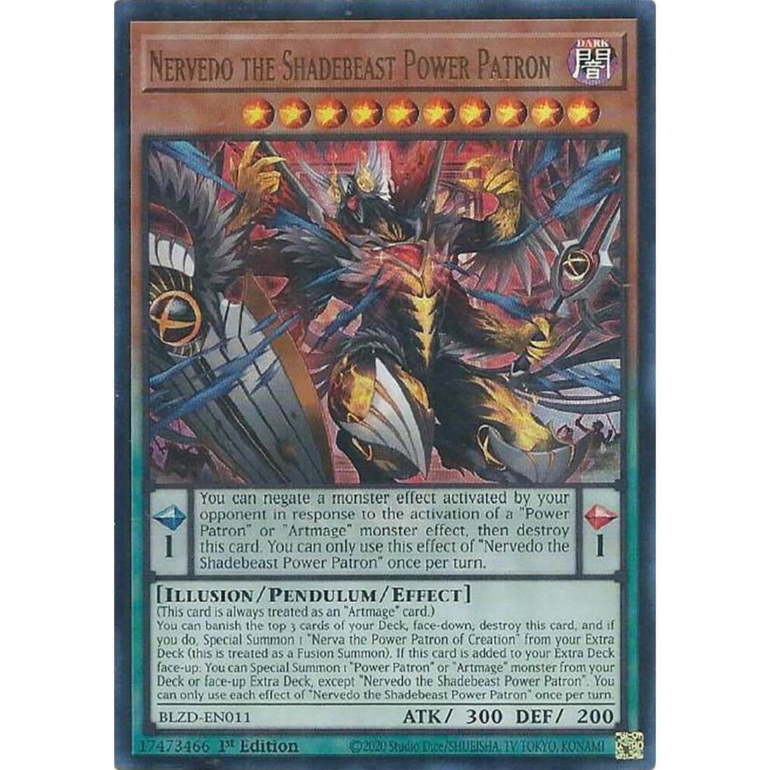 Nervedo the Shadebeast Power Patron