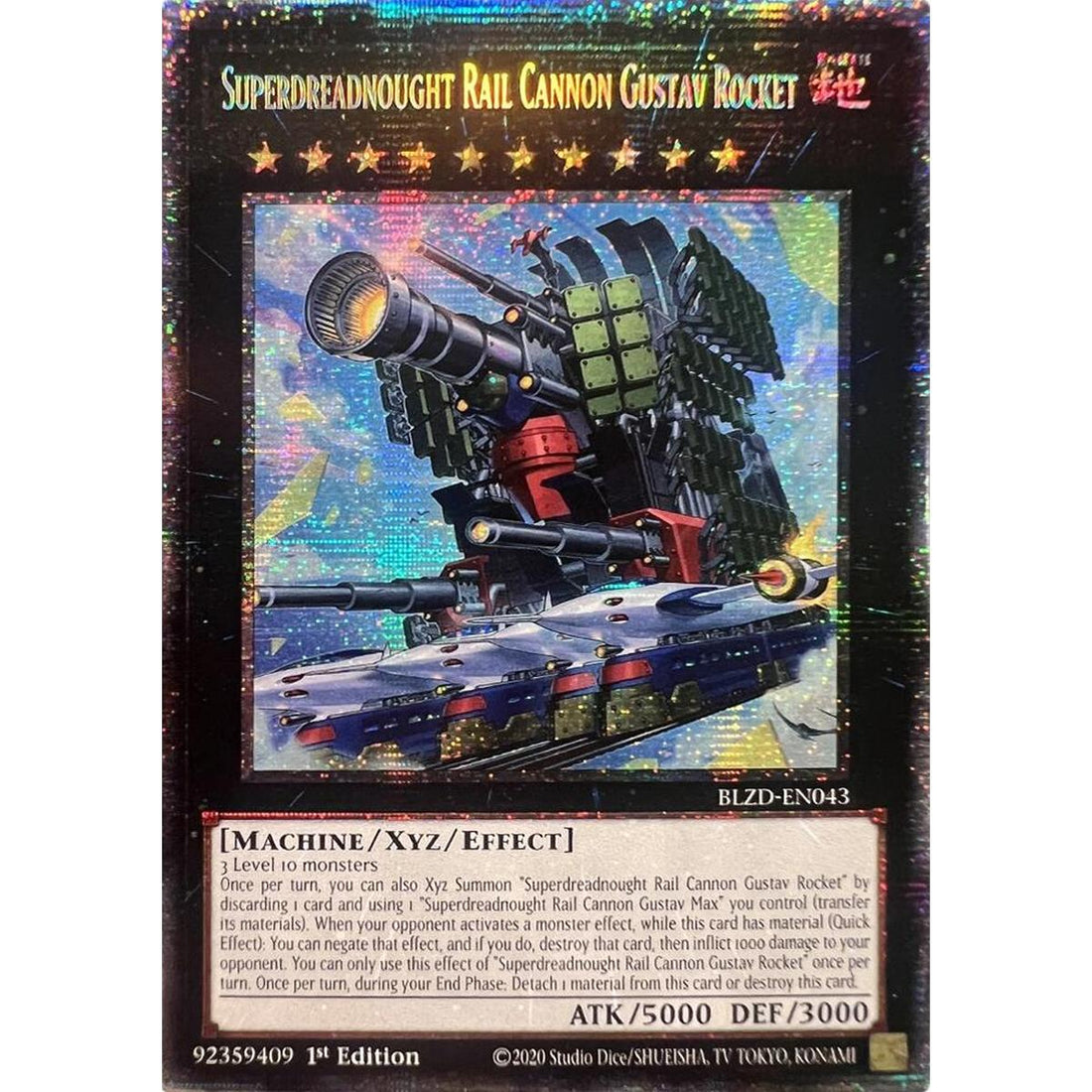 Superdreadnought Rail Cannon Gustav Rocket (Starlight Rare)