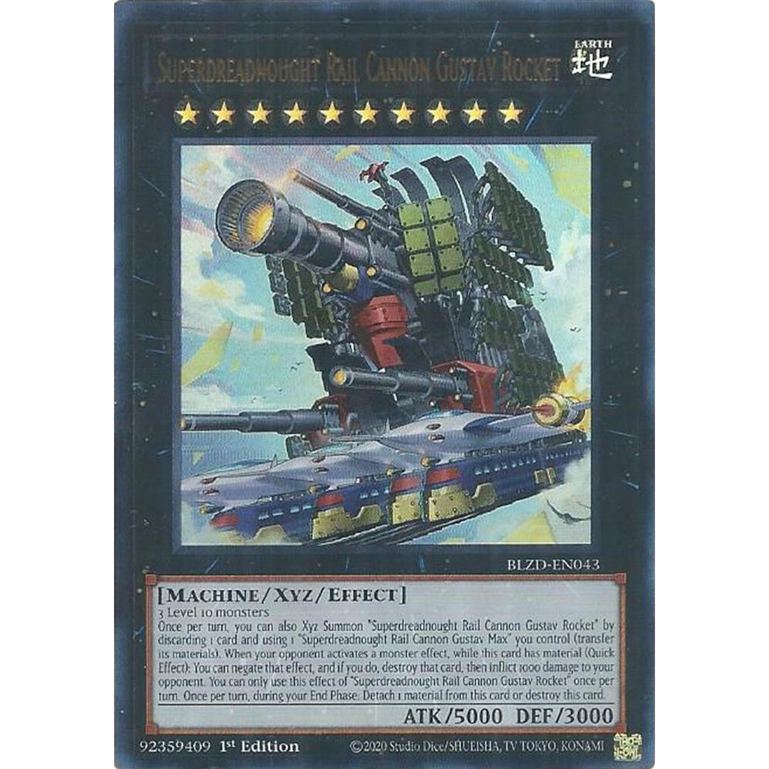 Superdreadnought Rail Cannon Gustav Rocket