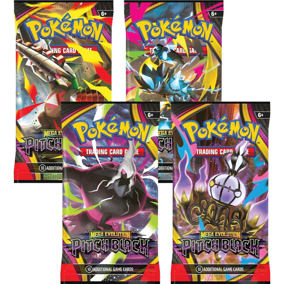 Pitch Black Booster Pack Art Bundle [Set of 4]