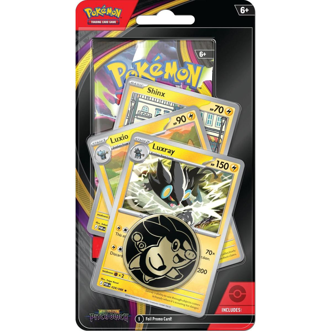 Pitch Black Premium Checklane Blister [Luxray Line]
