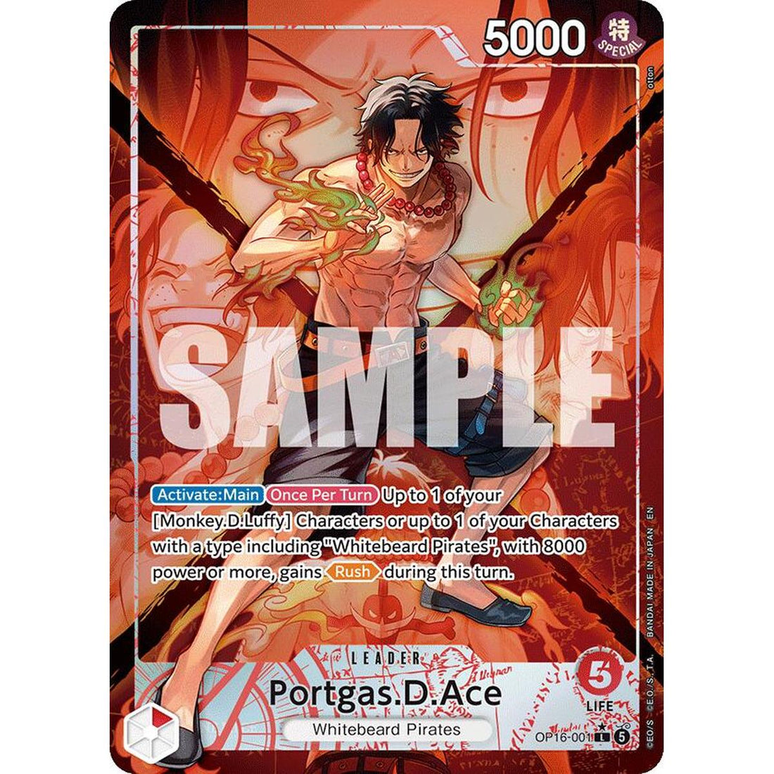 Portgas.D.Ace (001) (Alternate Art)