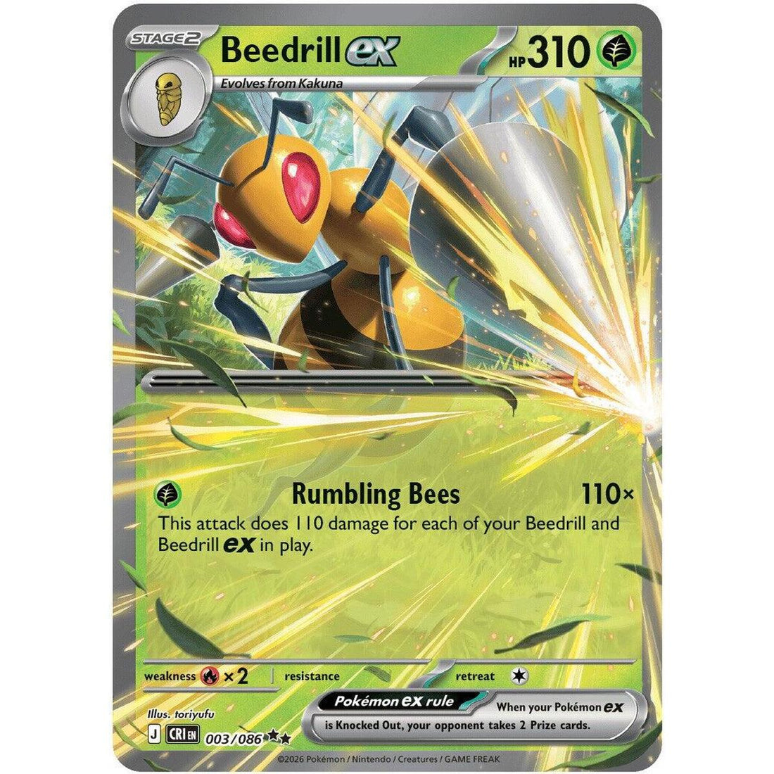 Beedrill ex - 003/086