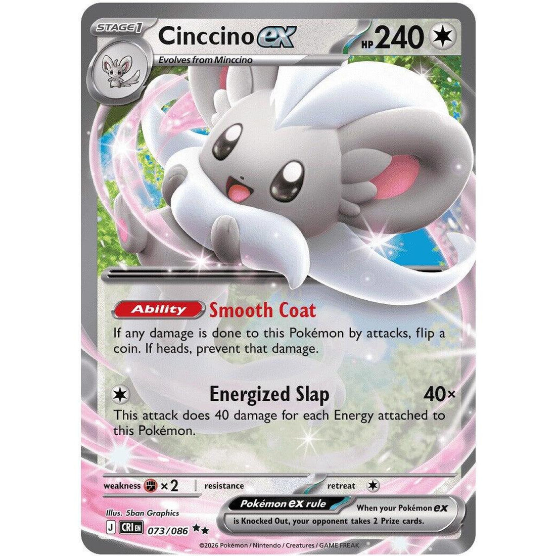 Cinccino ex - 073/086