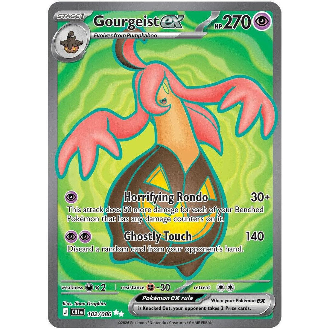 Gourgeist ex - 102/086