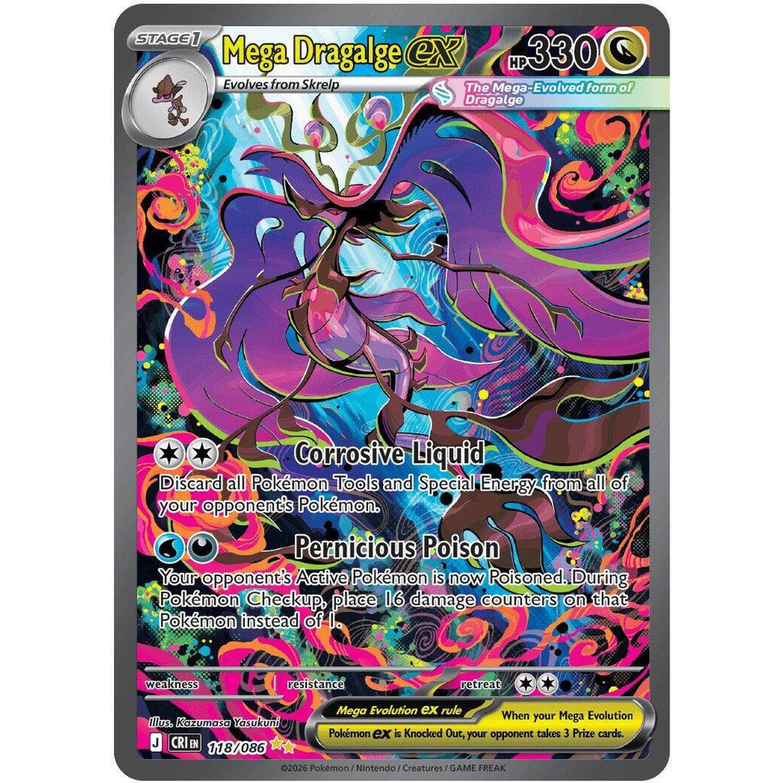 Mega Dragalge ex - 118/086