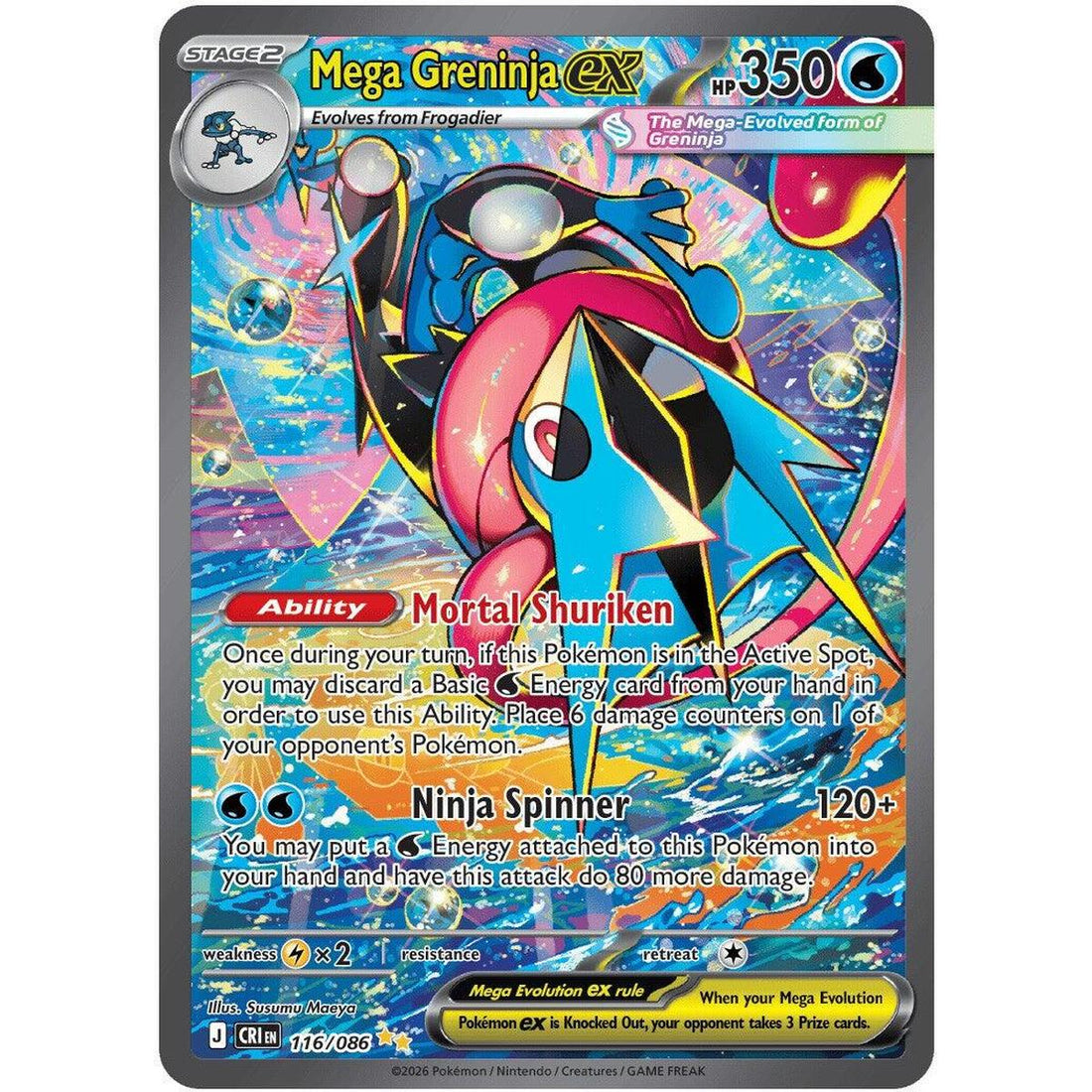 Mega Greninja ex - 116/086