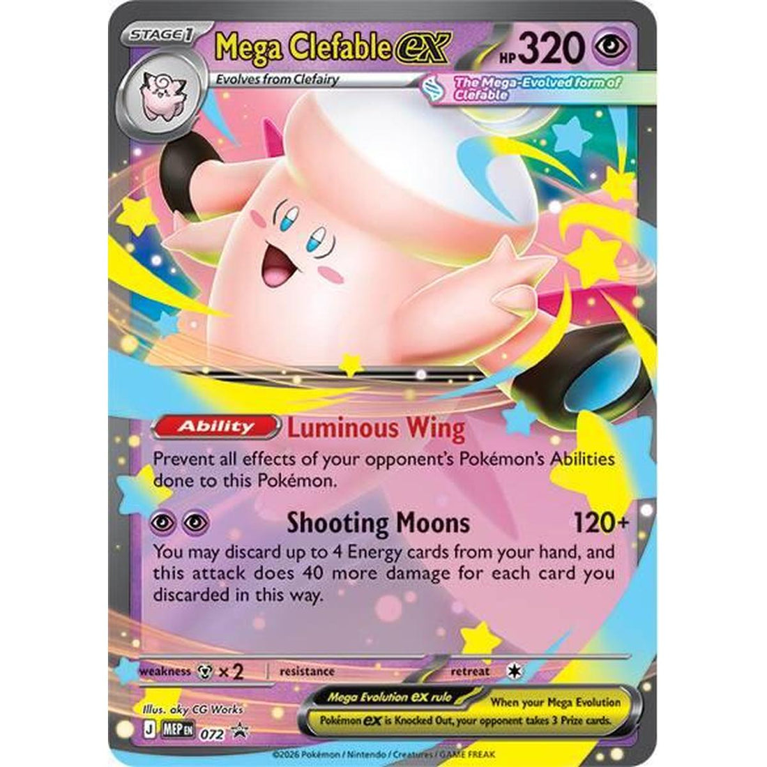 Mega Clefable ex - 072
