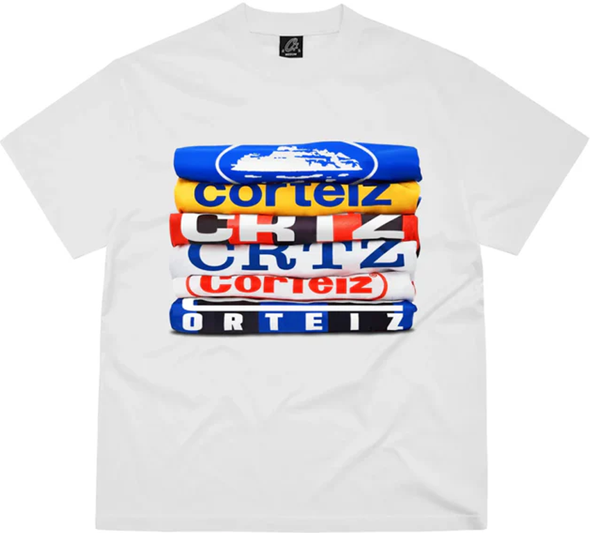 Corteiz T-Shirt Stack Tee White