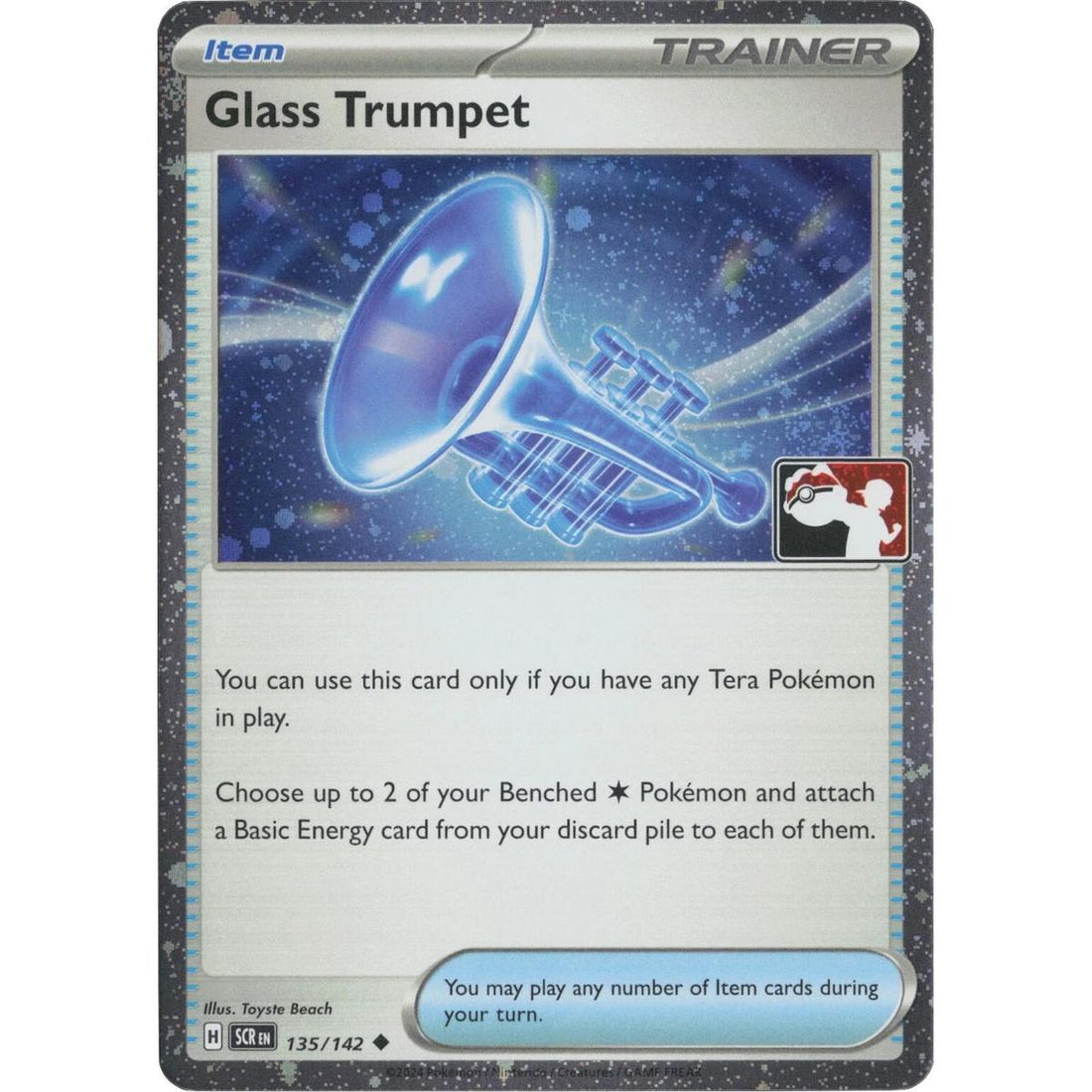 Glass Trumpet - 135/142 (Cosmos Holo)