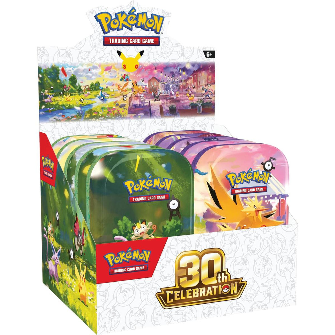 30th Celebration Mini Tin Display