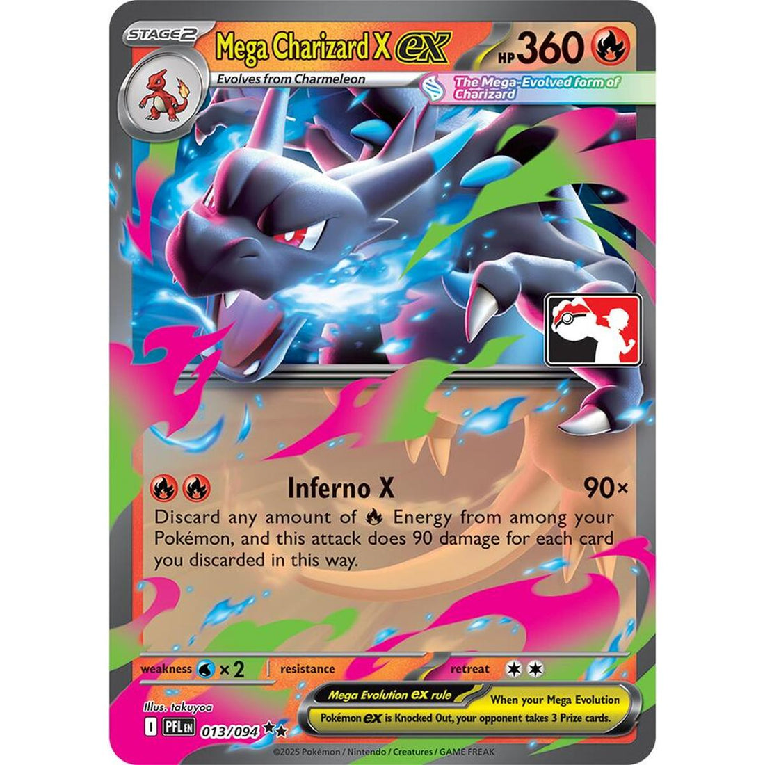 Mega Charizard X ex - 013/094