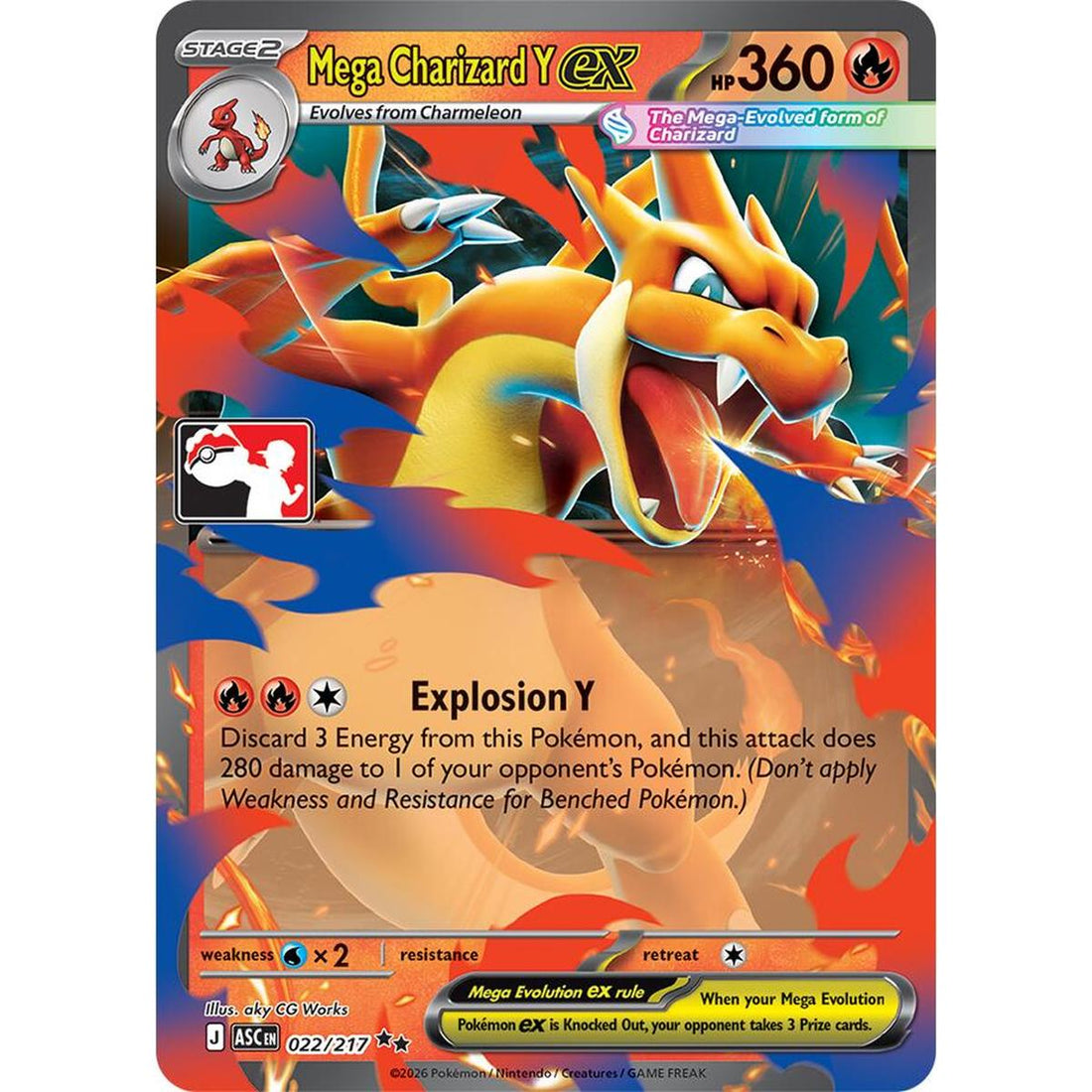 Mega Charizard Y ex - 022/217