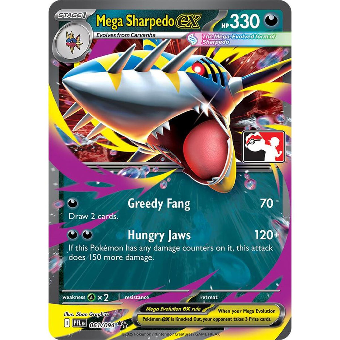 Mega Sharpedo ex - 061/094