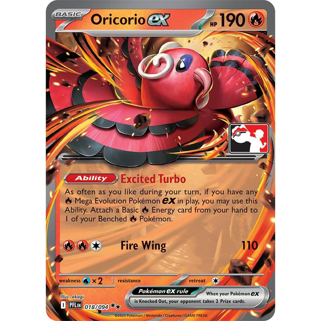 Oricorio ex - 018/094