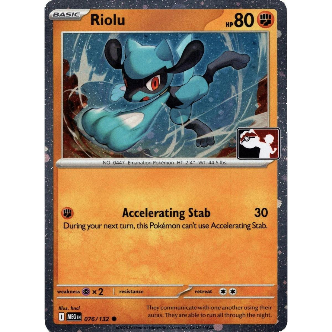 Riolu - 076/132 (Cosmos Holo)