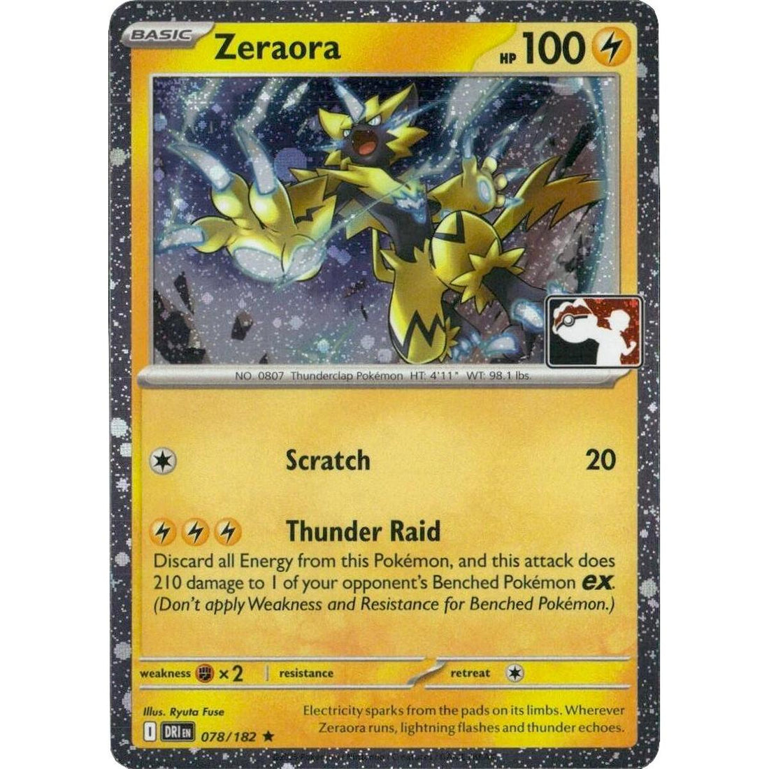 Zeraora - 078/182 (Cosmos Holo)