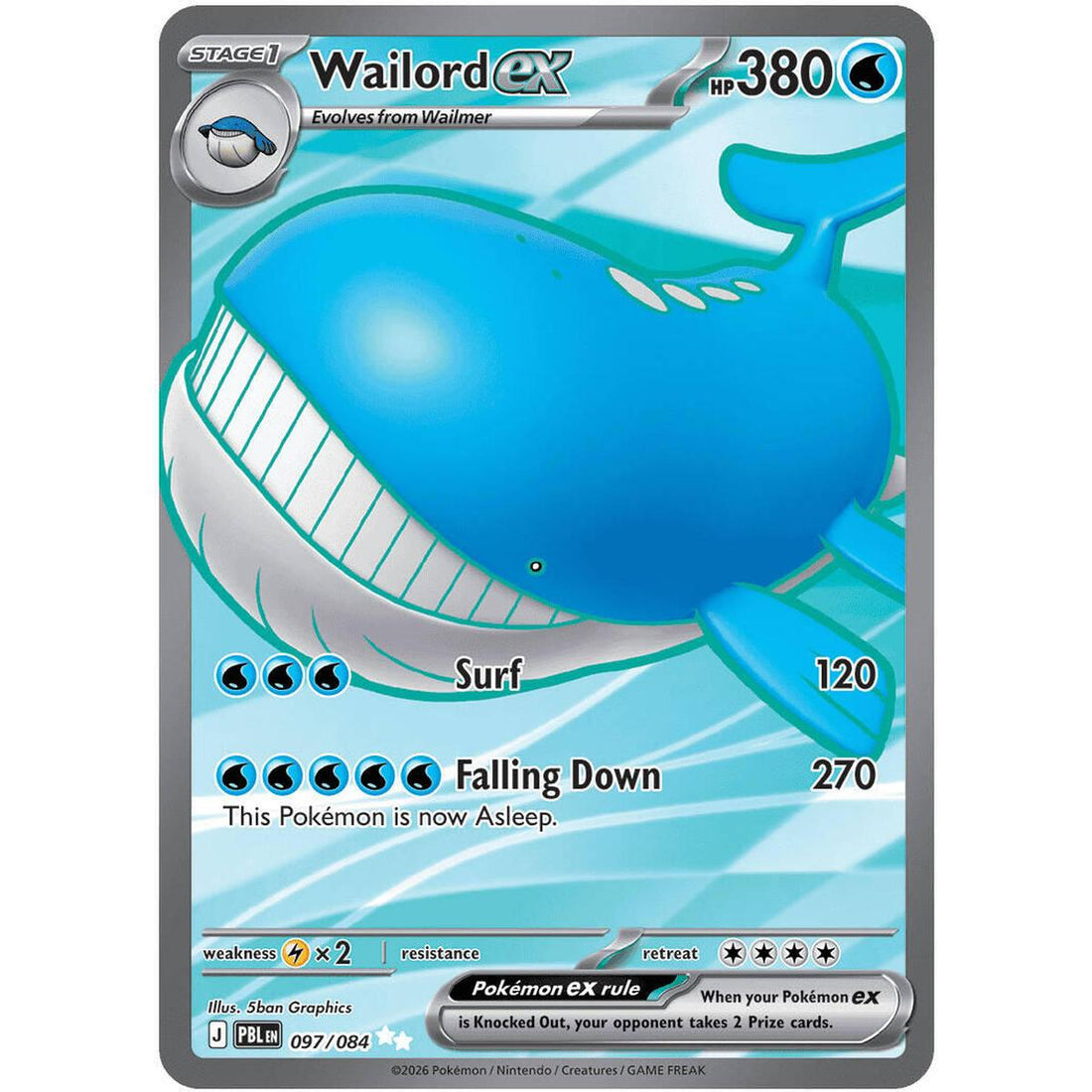 Wailord ex - 097/084