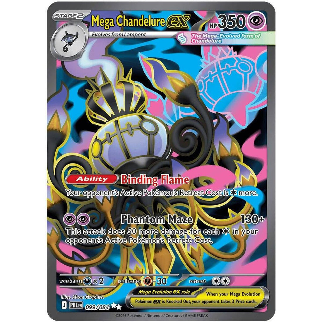 Mega Chandelure ex - 099/084