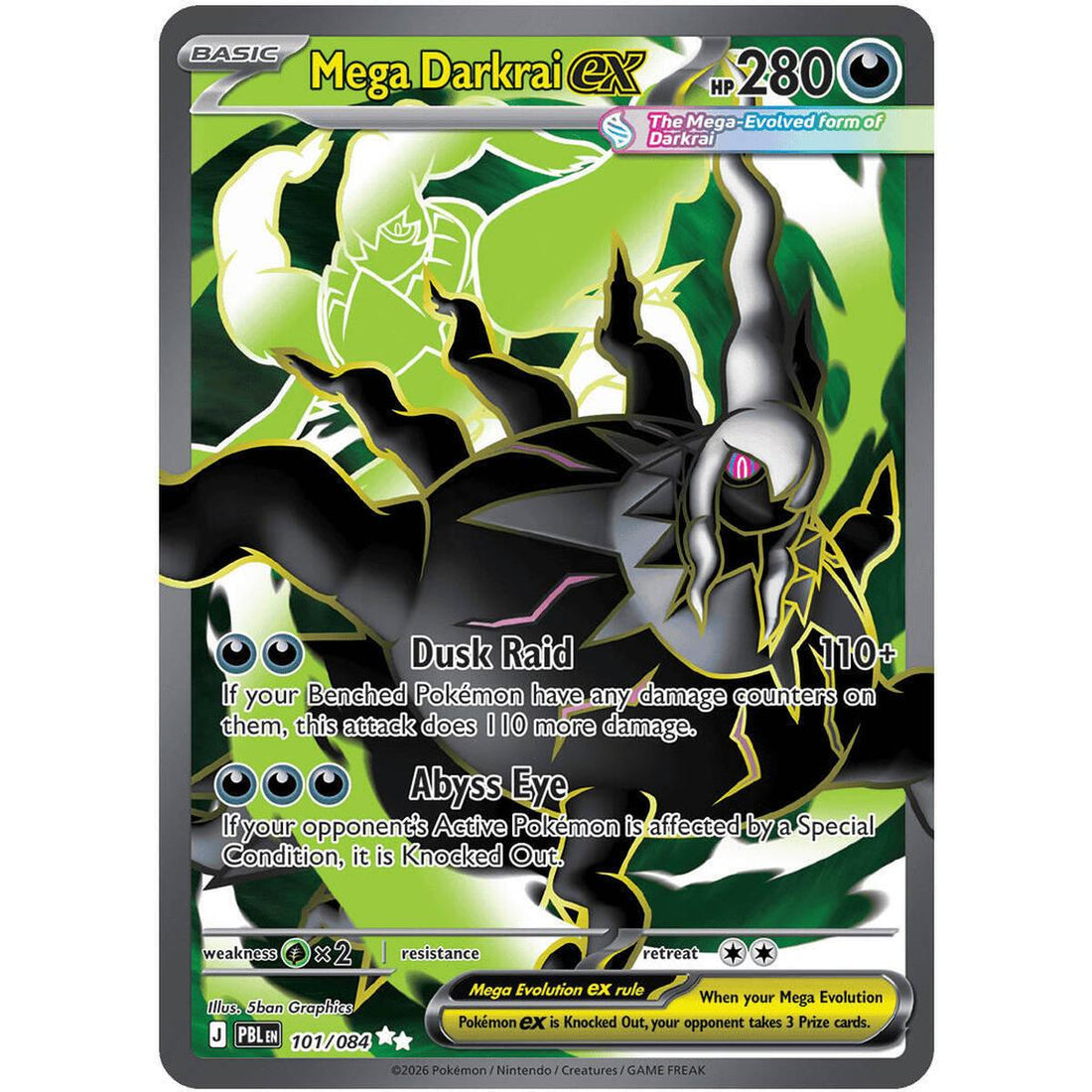 Mega Darkrai ex - 101/084
