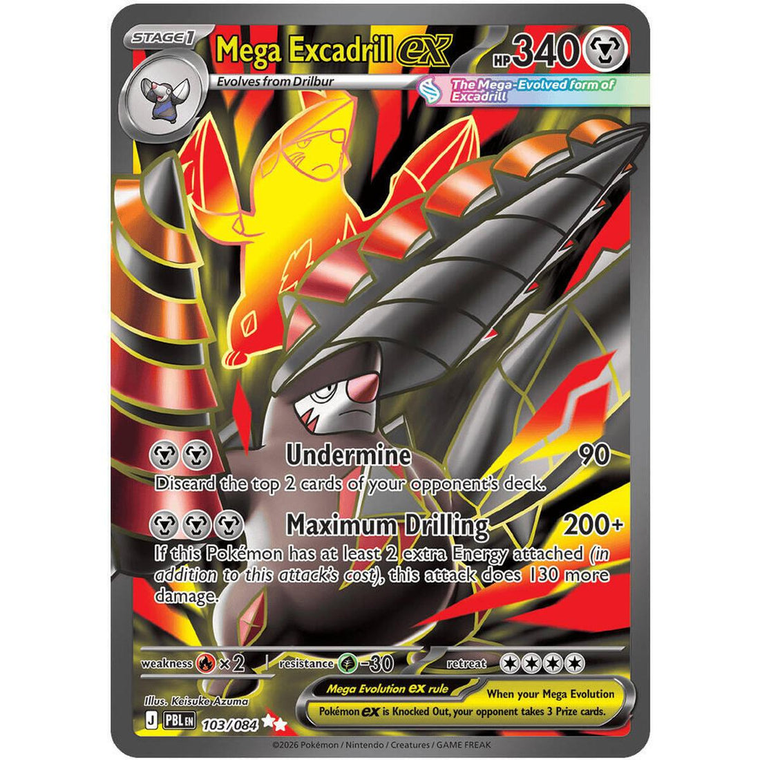 Mega Excadrill ex - 103/084