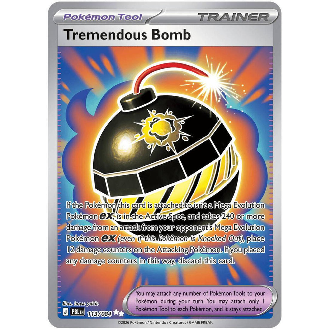 Tremendous Bomb - 113/084