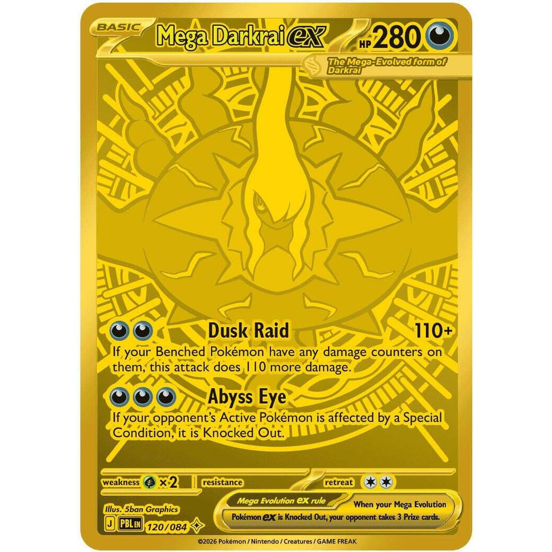 Mega Darkrai ex - 120/084