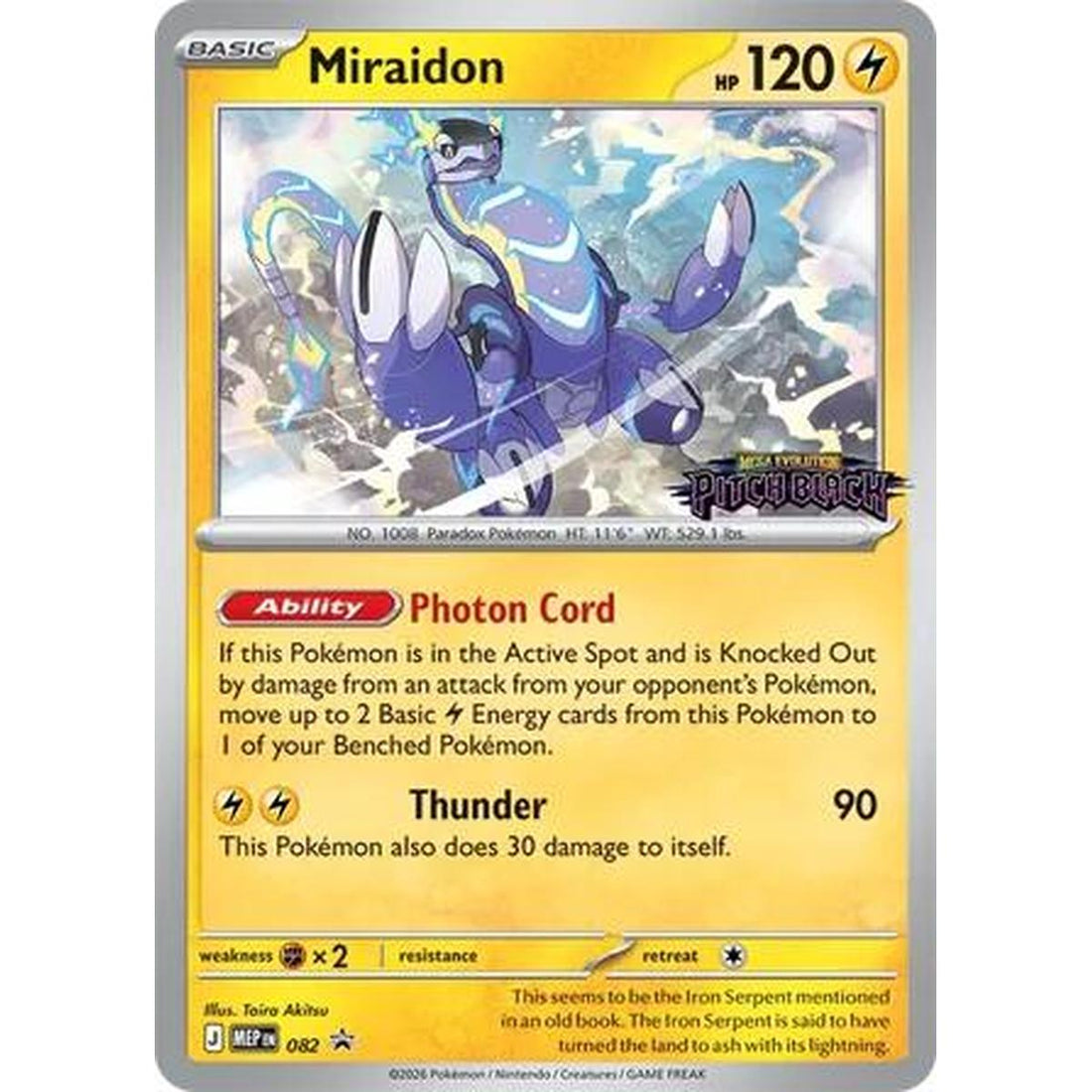 Miraidon - 082 (Pitch Black Stamped)