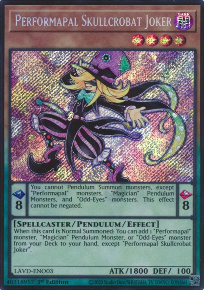 Performapal Skullcrobat Joker (Secret Rare)