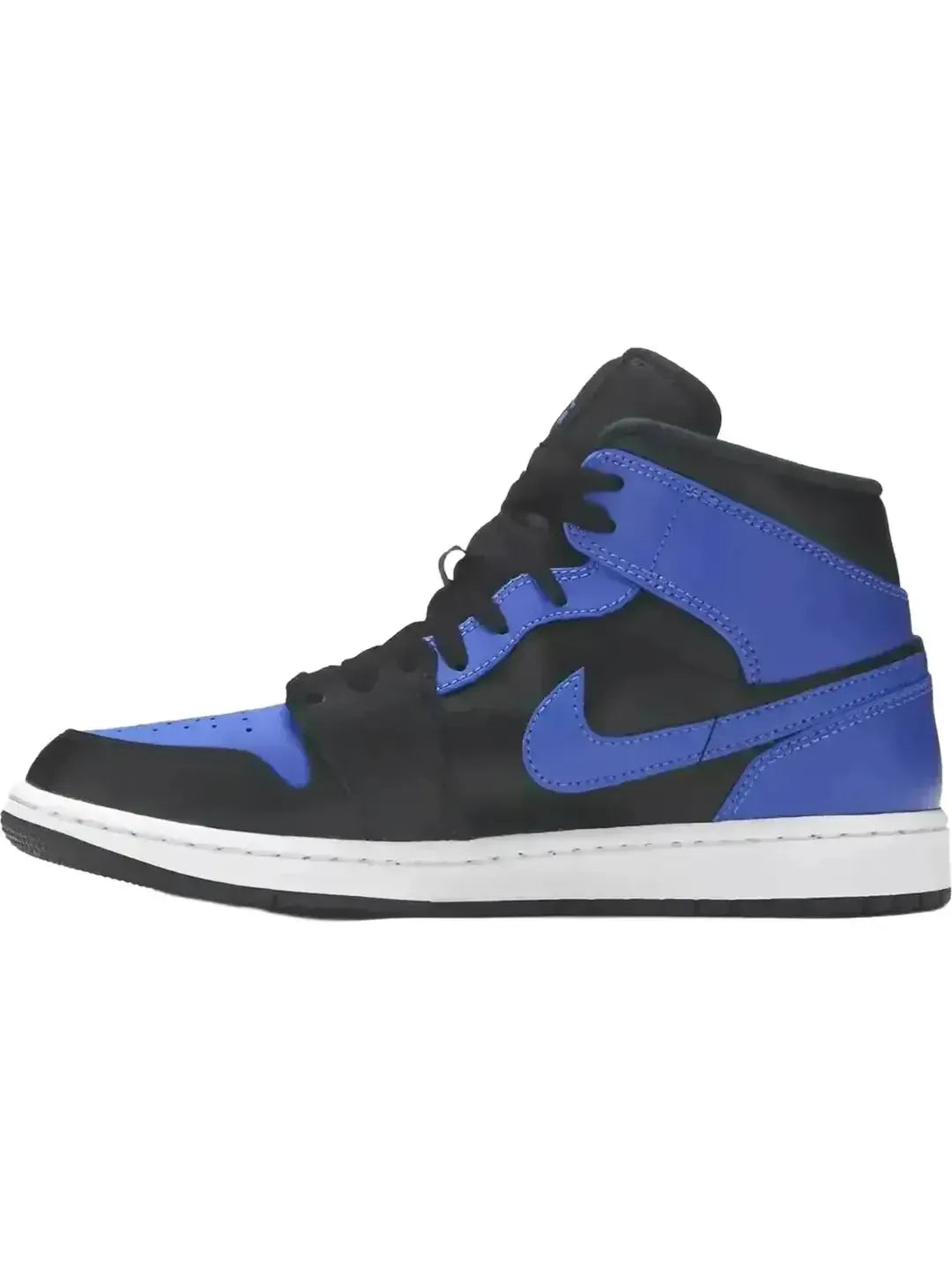 Jordan 1 Mid "Hyper Royal Tumbled Leather"