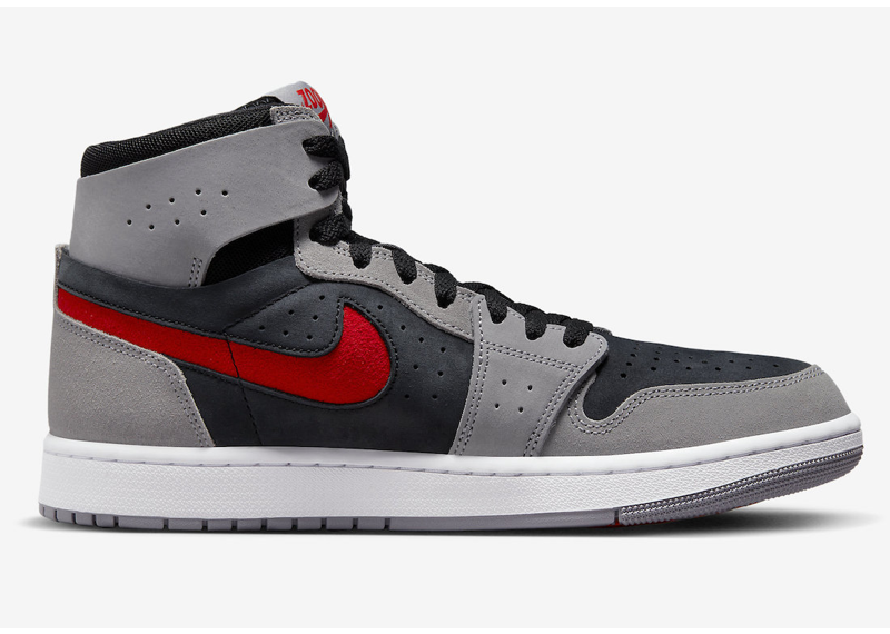 Air Jordan 1 High Zoom CMFT 2 Surfaces Cement Grey and Fire Red