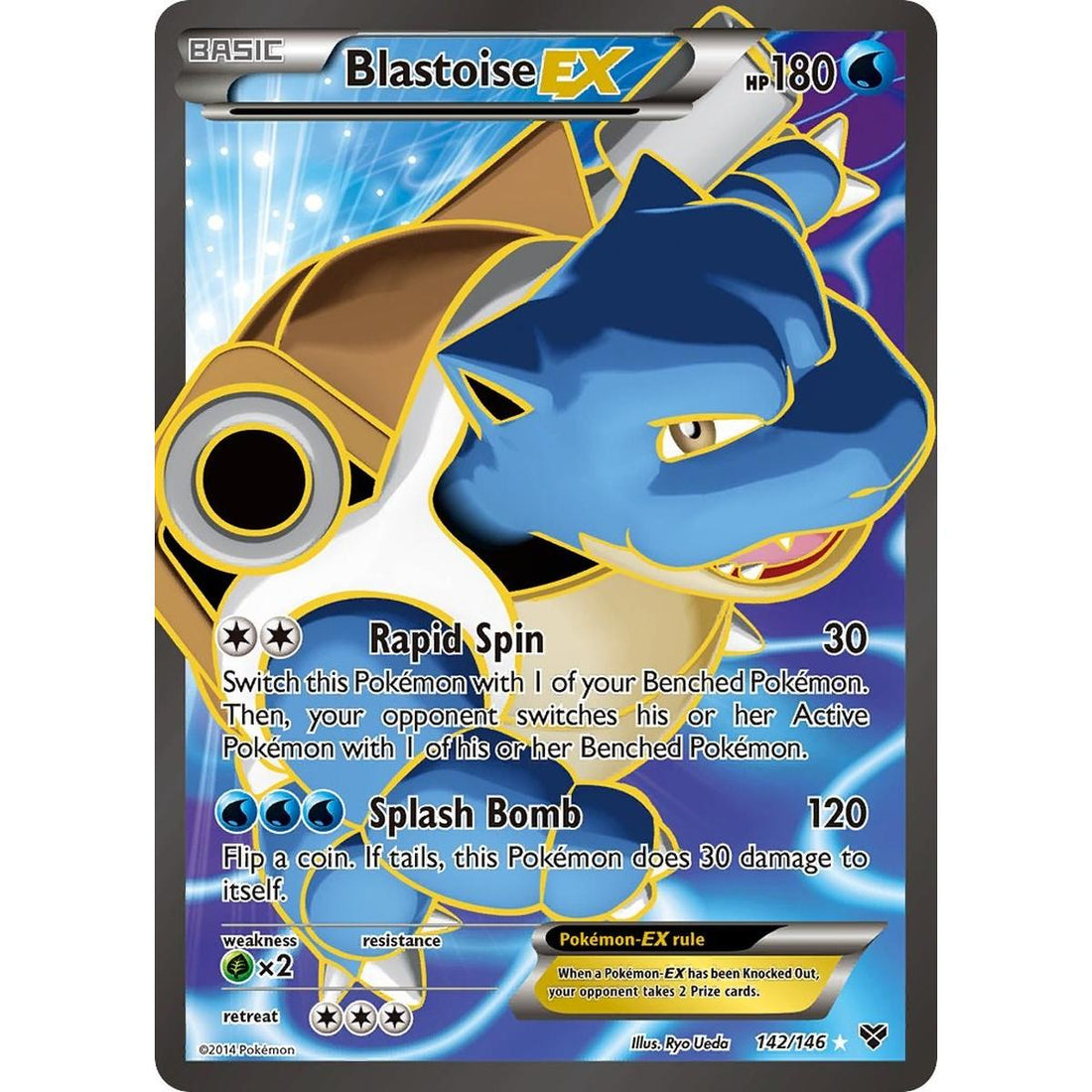 Blastoise EX (142 Full Art)
