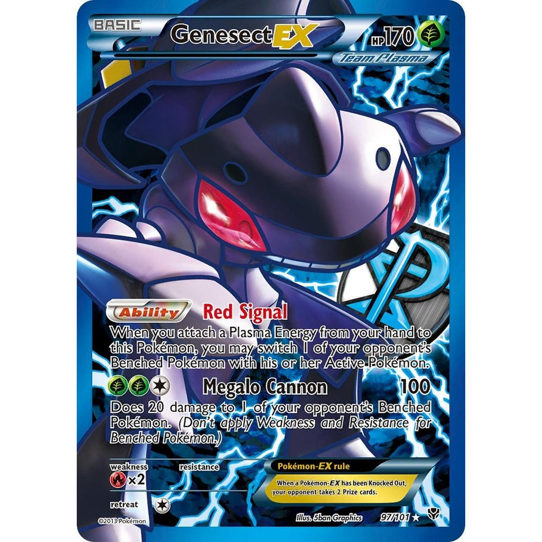 Genesect EX (Team Plasma) (97 Full Art)