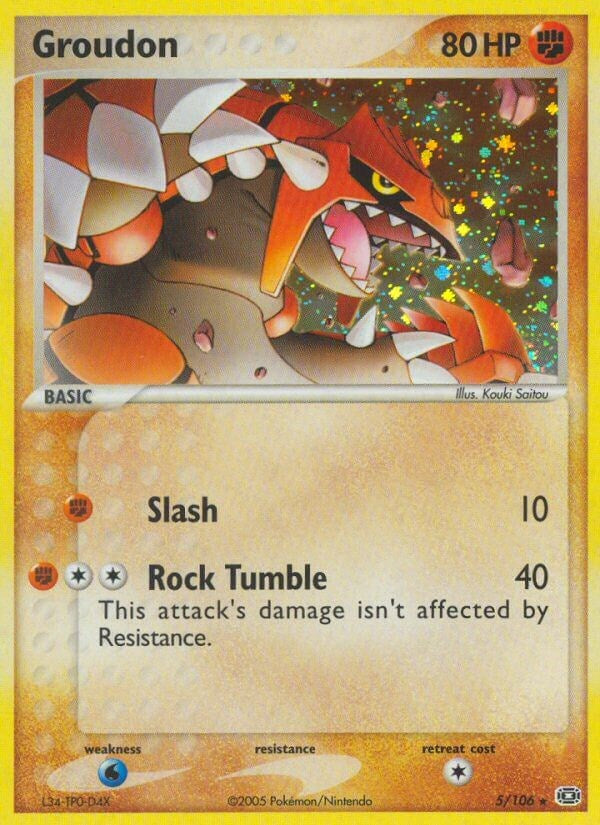 Groudon - 005/106