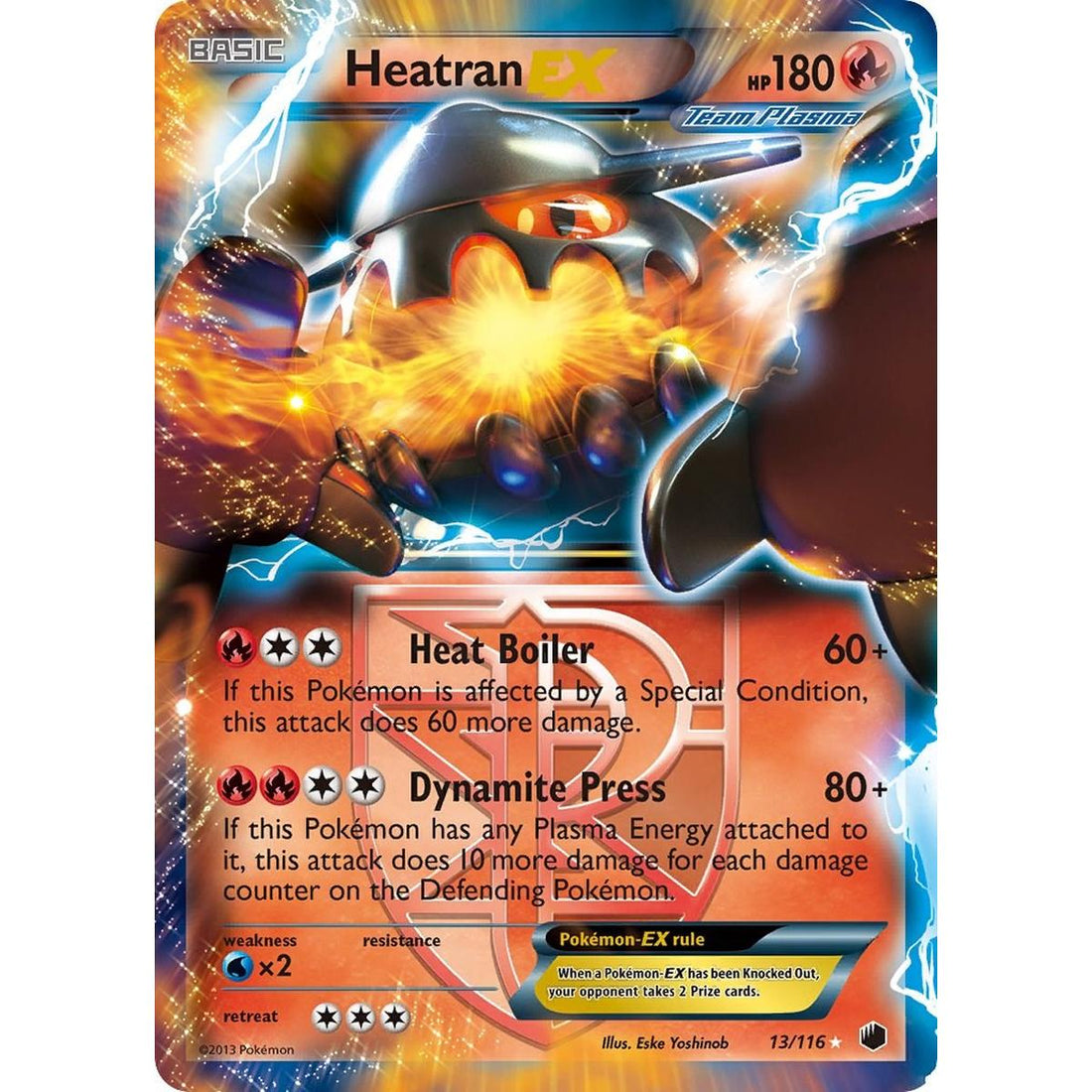 Heatran EX (Team Plasma)