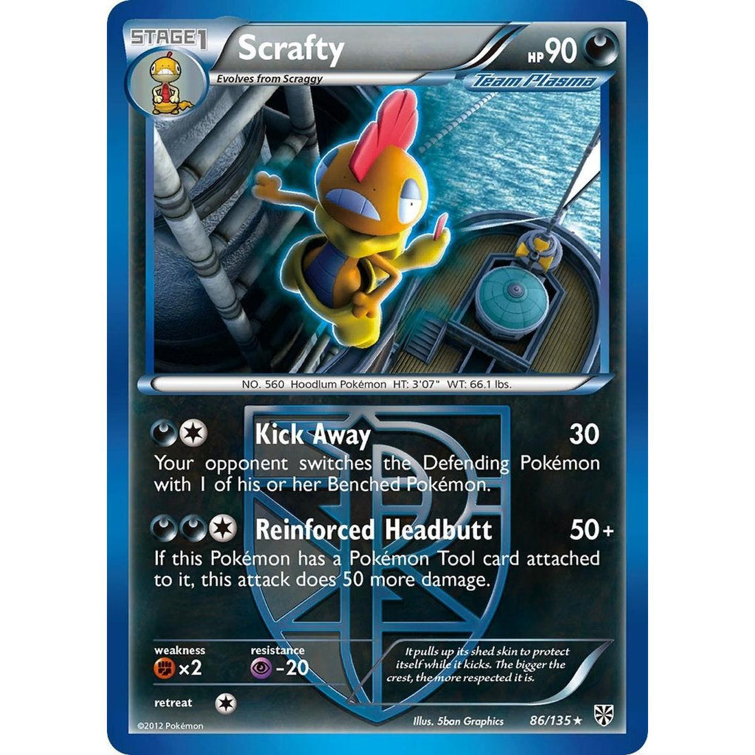 Scrafty (Team Plasma)