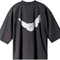 Yeezy Gap Balenciaga Dove 3/4 Sleeve Tee Black