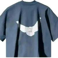 Yeezy Gap Balenciaga Dove No Seam Tee Dark Blue