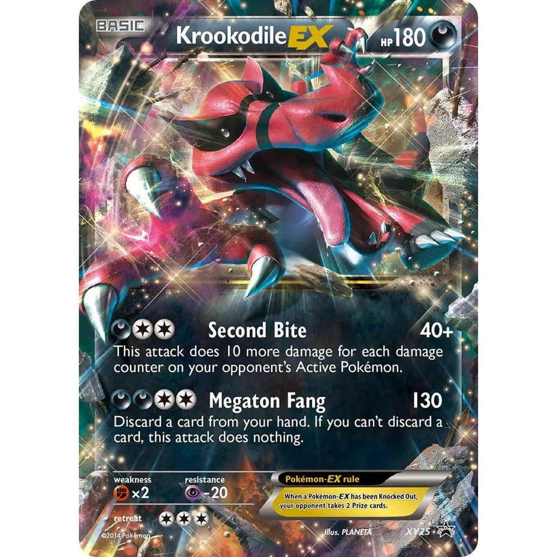 Krookodile EX - XY25