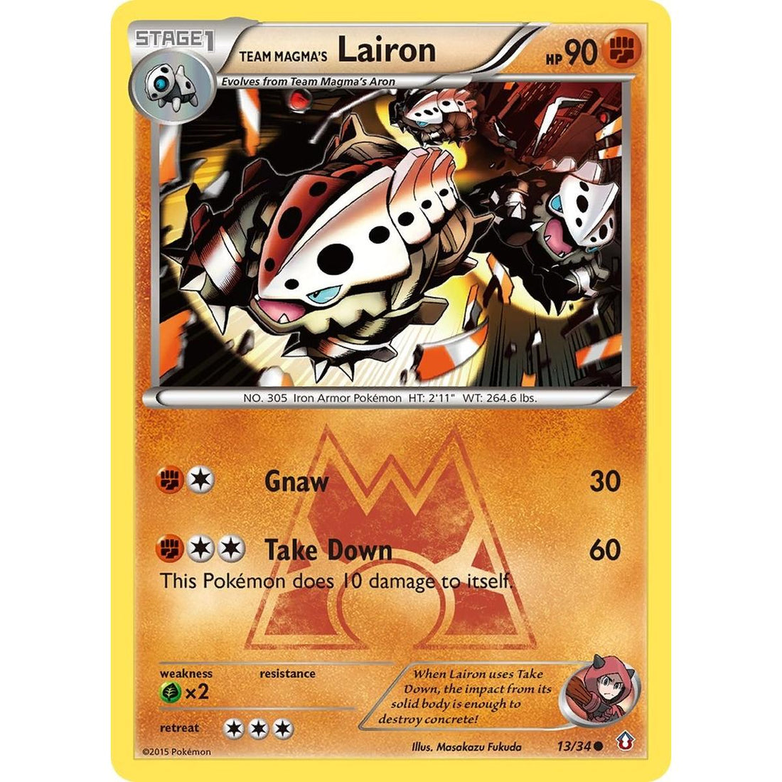 Team Magma's Lairon