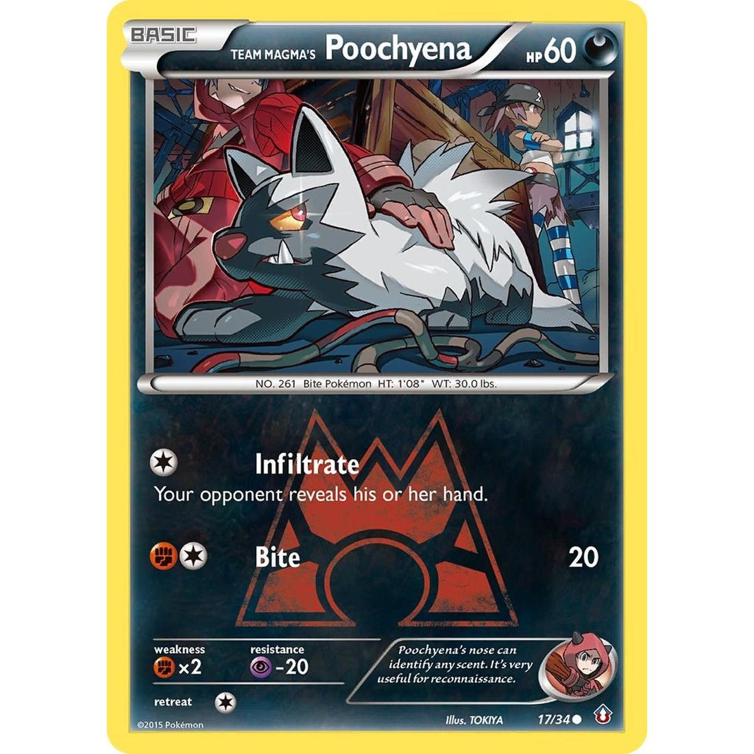 Team Magma's Poochyena